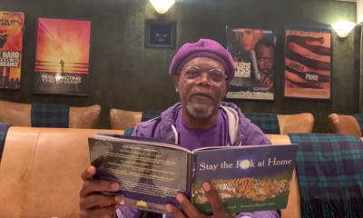 Samuel L. Jackson Reads New Book Stay The F--k At Home On Jimmy Kimmel Live